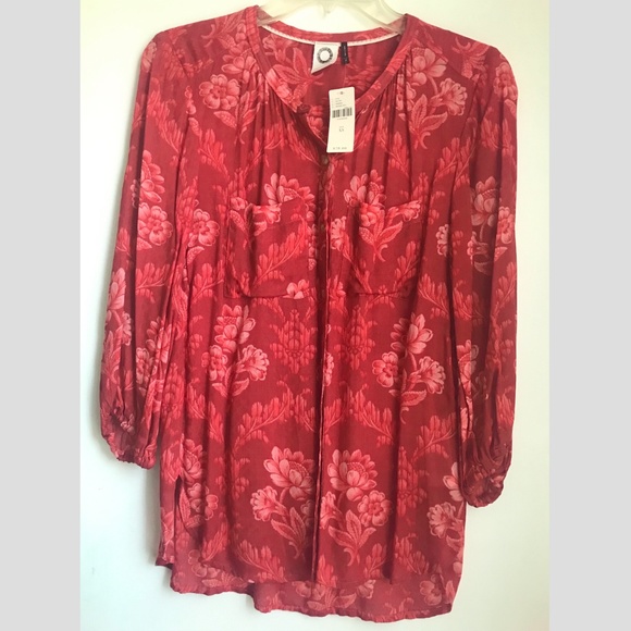 NWT - Anthropologie Akemi & Kin Floral Blouse - Picture 3 of 6